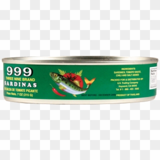 999 Oval Sardine W/chili - Feeder Fish, HD Png Download