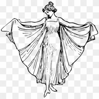Dance Dancing Lady Woman Png Image - Dancing Lady For Drawing, Transparent Png