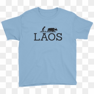 Laos Water Buffalo Youth Kids T-shirt - T-shirt, HD Png Download