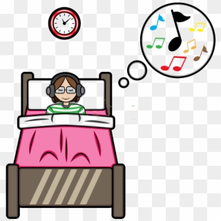 Transparent Download How Cure Insomnia In Days And - Listen To Music In Bed Clipart, HD Png Download