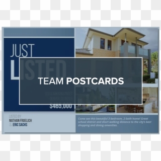 Just Listed Postcard Template, HD Png Download