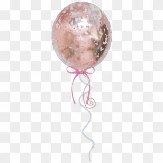 #confetti #balloon #party #birthday #wedding #rosegold - Balloon, HD Png Download