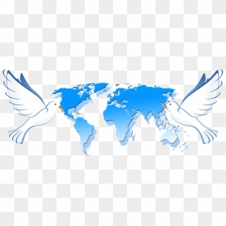 Kisspng Oceania World Map Earth Globe World Peace Dove - Batak Christian Protestant Church, Transparent Png