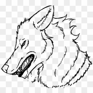 Wolf Howl - Line Art, HD Png Download