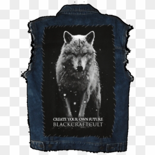 Large Wolf Back Patch, HD Png Download