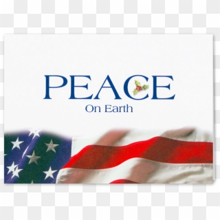 Picture Of Patriotic Peace On Earth Greeting Card - Veterans Day Peace, HD Png Download