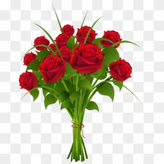 Flores Buque De Rosa Vermelha Png - Rose Flower Bouquet Png, Transparent Png