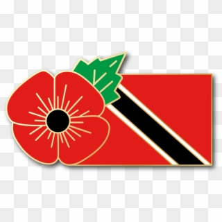 Image Of Trinidad & Tobago Fmn Poppy/flag Combo Medal - Medal, HD Png Download