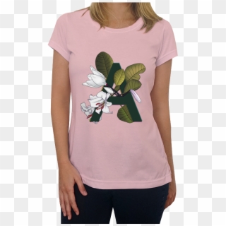 Camiseta Monograma Floral A De Eveline Pezzinina - Camiseta Do Rei Leao, HD Png Download
