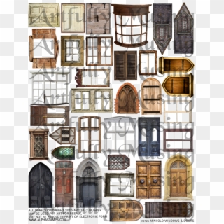 Click Here For The Supply List Of Products Used In - Old Windows And Door, HD Png Download