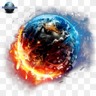 Terra Em Chamas - Cool Earth, HD Png Download