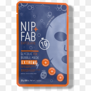 Glycolic Fix Bubble Mask Extreme Nip Fab - Nip + Fab Glycolic Fix Daily Cleansing Pads, HD Png Download