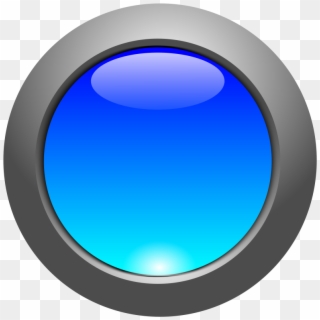 Free Clipart Sphere Wezel - Blue Metallic Circle Png, Transparent Png
