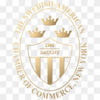 Swedish American Chamber Of Commerce In New York - Emblem, HD Png Download