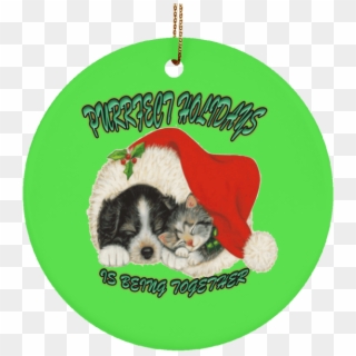 Cat Christmas Ornaments - Dog And Cat Tree Ornaments, HD Png Download