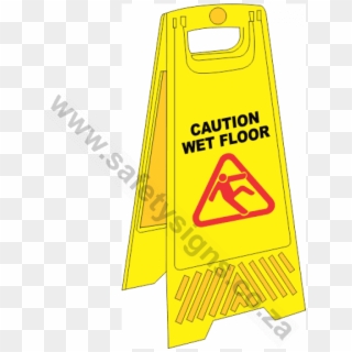 Caution Wet Floor A-frame Floor Stand - Wet Floor Sign, HD Png Download