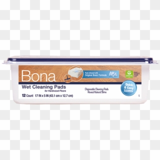 Bona ® Hardwood Floor Wet Cleaning Pads - Box, HD Png Download