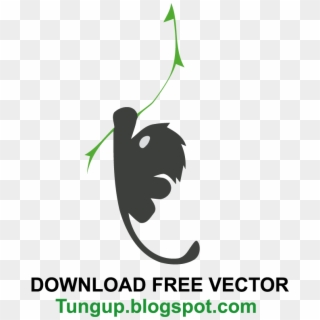 Logo Vector Premium Monkey Climbing Rope - Verizon, HD Png Download