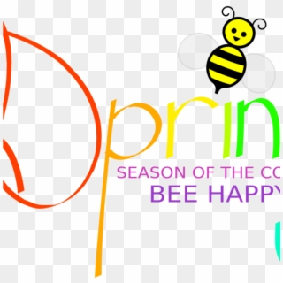 Happy Spring Clipart Free Happy Spring Cliparts Download - Honeybee, HD Png Download