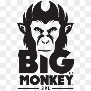 Vector Transparent Ape Clipart Big Monkey - Big Monkey 3pl, HD Png Download