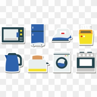 Home Appliance Icon Appliances Transprent Png Free - Electrical Appliances Icon Png, Transparent Png