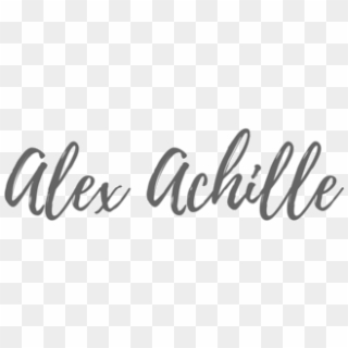 Alex Achille's Vlog - Calligraphy, HD Png Download