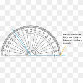 Measure Angle 02 - Ruler And Protractor, HD Png Download