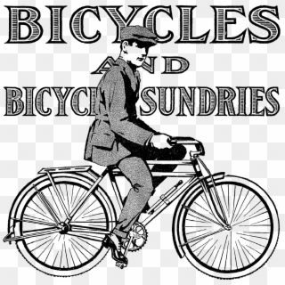 Vintage Bike Ad Image - Bicycle Vintage Png, Transparent Png