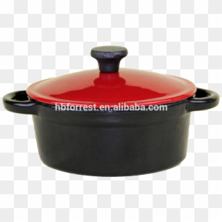 Black Cast Iron Insulated Casserole Set - Lid, HD Png Download