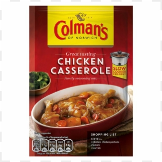 Colman's Chicken Casserole Mix - Chilli Con Carne Packet, HD Png Download