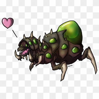 And Also Valentines Zerg - Cartoon, HD Png Download