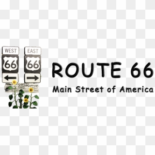 1 - 2 - Previous - Next - Route66-sign - Calligraphy, HD Png Download