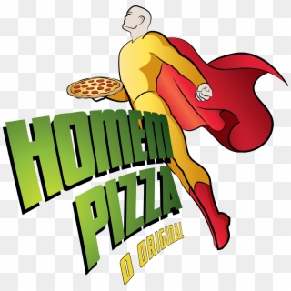 Homem Pizza - Cartoon, HD Png Download