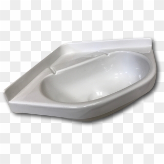White Corner Sink 14 X 14 - Toilet, HD Png Download