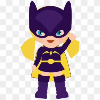 Free Animated Superhero Clipart - Batgirl Clipart Free, HD Png Download