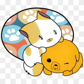 Pix For > Cartoon Puppies And Kittens - Puppy And Kitten Cartoon, HD Png Download