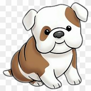 #dog #bulldog #puppy #cartoon - Cute Dog Clipart, HD Png Download