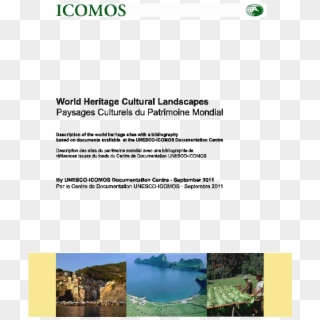 World Heritage Cultural Landscape - Icomos, HD Png Download
