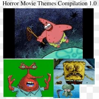 Horror Movie Themes Compilation 1 0 Sheet Music For - Cartoon, HD Png Download