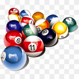 Billiard Png Free Download - Pool Table Balls Transparent, Png Download