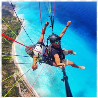 Paragliding Greece Big Blue Crew There And Go For A - Extreme Sport, HD Png Download