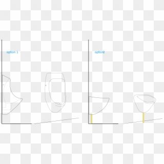 File - Urinal Diagram - Svg - Sketch, HD Png Download