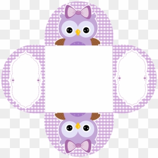 Purple Owl, Owl Parties, Baby Shawer, Baby Owls, Large - Forminha Para Doces Coruja Png, Transparent Png