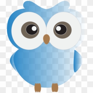 Cute Blue Owl Clipart - Clip Art, HD Png Download