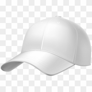 White Plain Baseball Cap Png Clipart - White Baseball Cap Png, Transparent Png