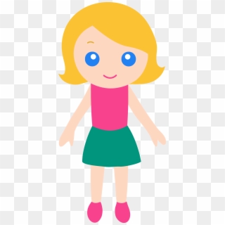 Other Popular Clip Arts - Blonde Hair Girl Cartoon, HD Png Download