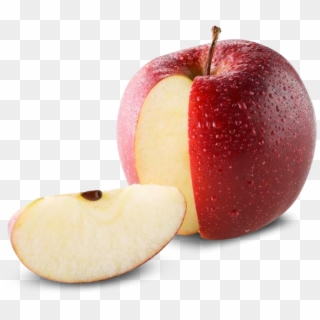 Red Apple Png Transparent Image - Apple With Slice Png, Png Download