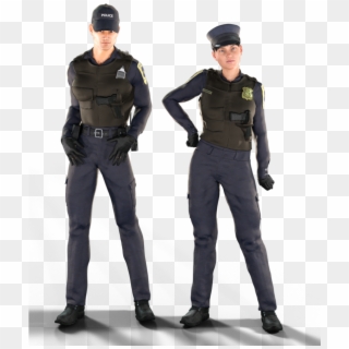 Here's An Example Render - Police Daz3d, HD Png Download