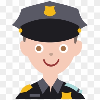 Police Officer - Cartoon, HD Png Download