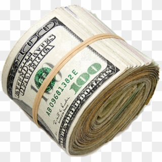 Cash Money Racks Stack Mula Rich - Roll Of 100 Bills, HD Png Download